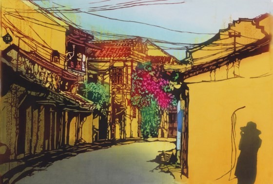 Việt Nam đầy cảm xúc qua tranh nhuộm truyền thống Nhật Bản ảnh 2