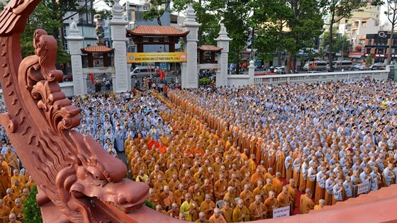 Pháºt giáo Viá»t Nam có nhiá»u Äóng góp quan trá»ng và o sá»± phát triá»n cá»§a Äất nưá»c ảnh 1