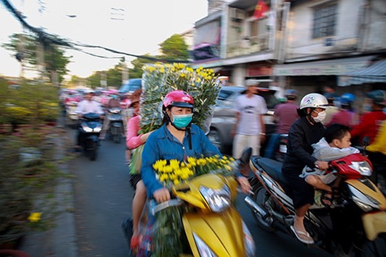 Chợ hoa xuân trên bến dưá»i thuyá»n⦠ảnh 10