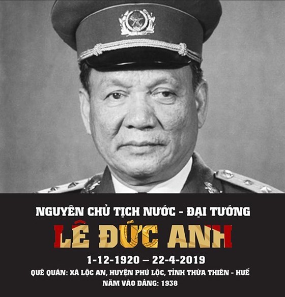 Lá»
viếng nguyên Chá»§ tá»ch nưá»c Lê Äức Anh ảnh 1