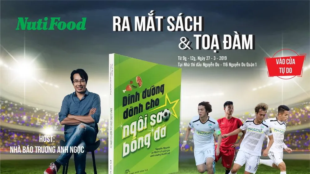 Ra mắt sách “Dinh dưỡng dành cho ngôi sao bóng đá” 