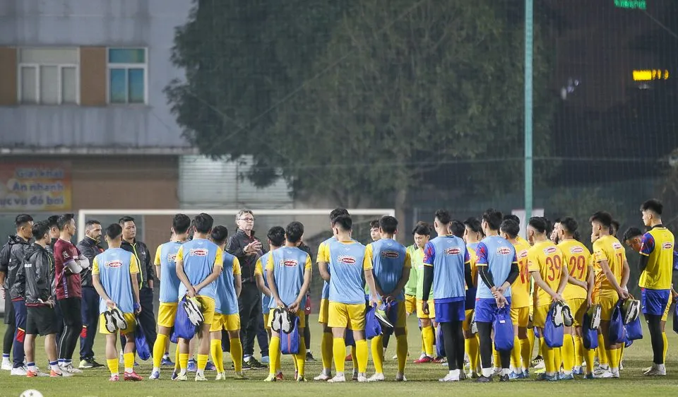 HLV Troussier đã chốt xong danh sách 23 cầu thủ tham dự Doha Cup 2023