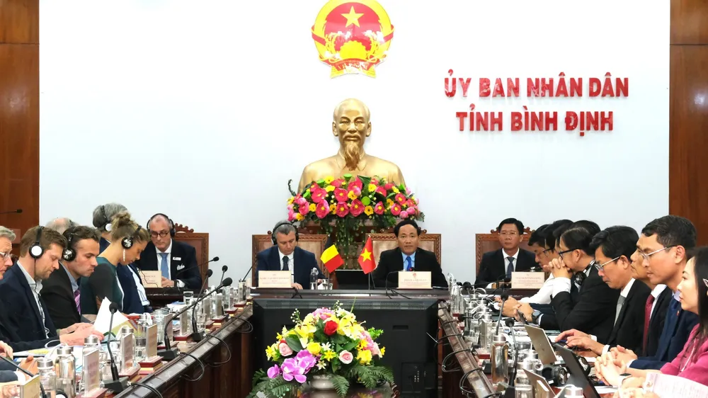 Toàn cảnh hội thảo tại điểm cầu Bình Định