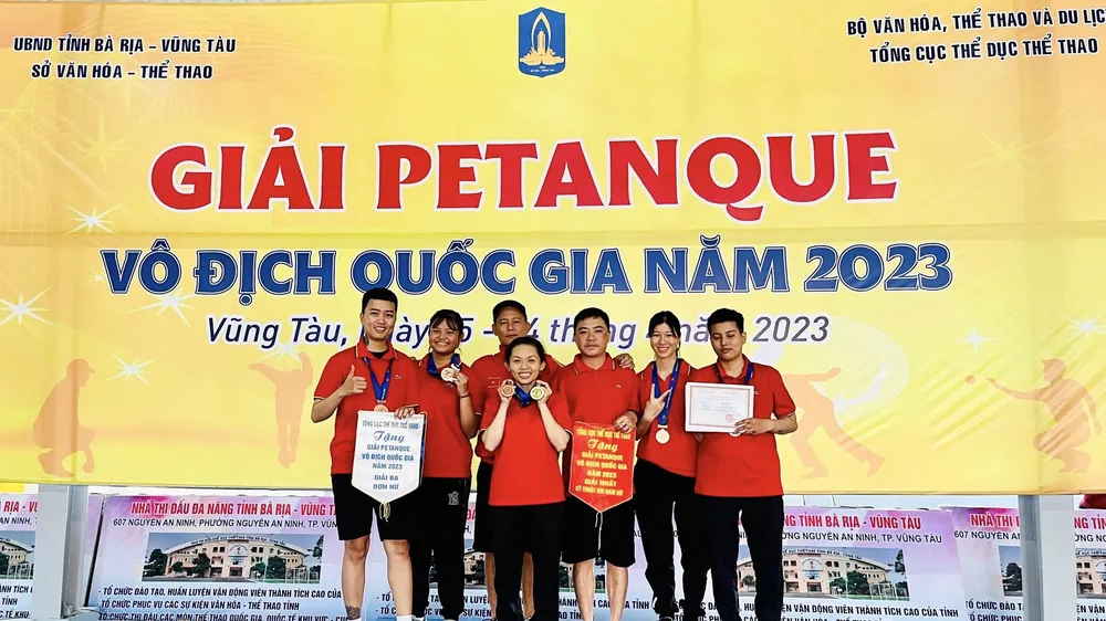 Các VC9V Bi sắt của Bình Dương tham dự giải VĐQG 2023