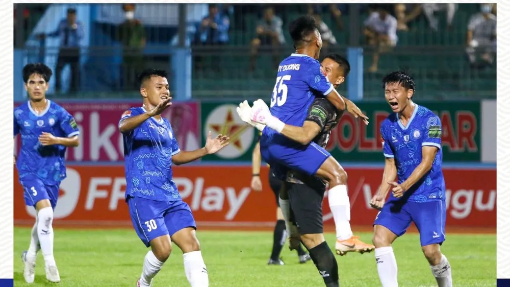 Niềm vui của Khánh Hòa khi giành trọn 3 điểm ở vòng 7