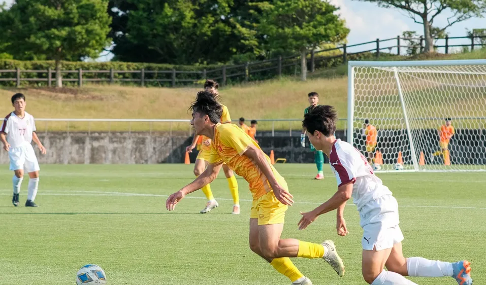 U17 Việt Nam đã có 2 trận thắng trong chuyến tập huấn tại Nhật Bản