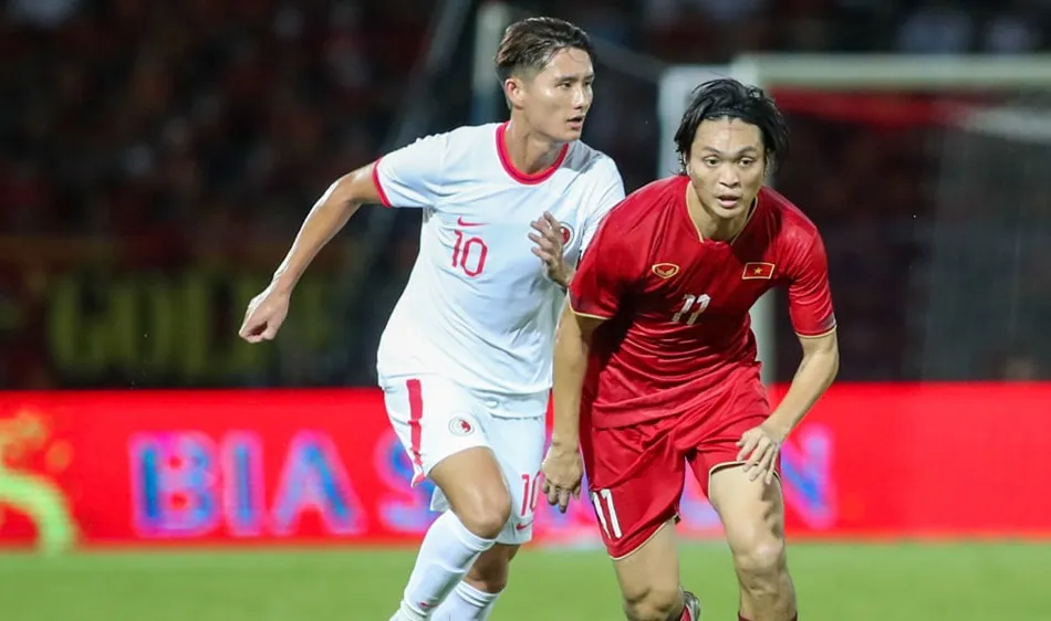 Tuấn Anh thể hiện phong độ ổn định trong trận gặp Hồng Kông (Trung Quốc)