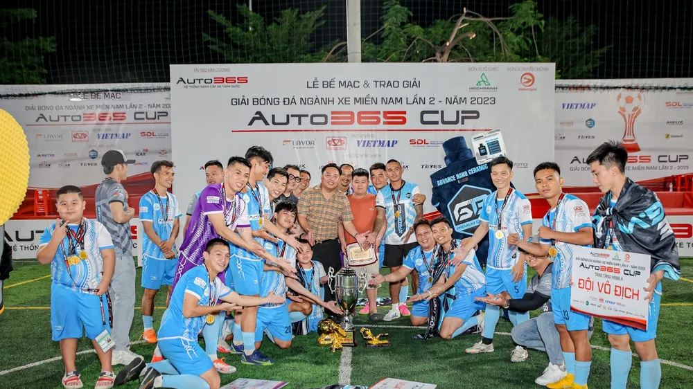 Store Detailing vô địch bóng đá ngành xe Auto365 Cup lần 2 năm 2023