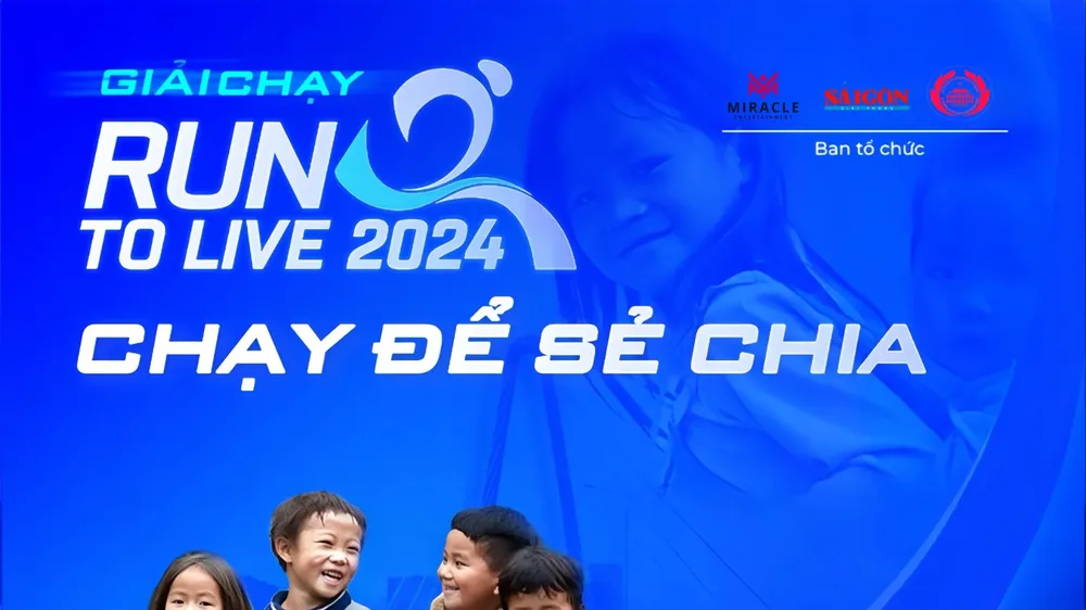 Giải chạy Run To Live 2024: Hơn 400 triệu đồng tiền thưởng chờ trao cho VĐV đoạt giải