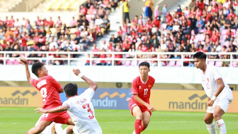 Các cầu thủ U16 Việt Nam hụt tấm huy chương đồng tại giải Đông Nam Á lần này