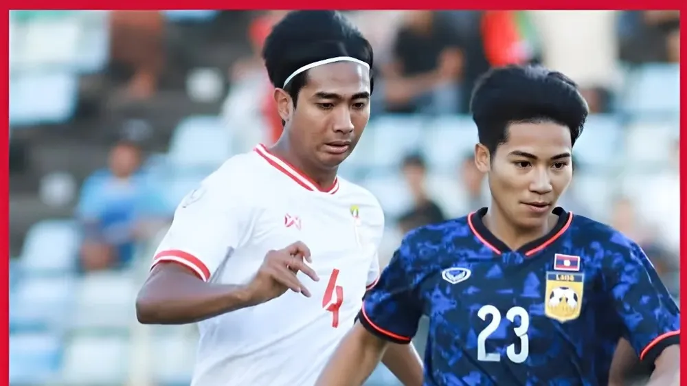 Myanmar chật vật giành 3 điểm trước đội tuyển Lào trên sân nhà