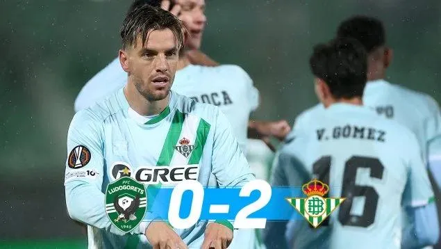 Ludogorets vs Real Betis 0-2: Lo Celso tỉa bóng đẳng cấp mở bàn, Francisco Son bất ngờ phản lưới nhà chốt hạ chiến thắng cho Betis 