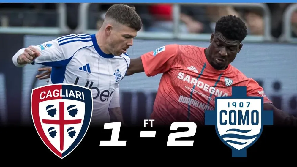 Cagliari vs Como 1-2: Martin Baturina mở tỷ số, Sebastiano Esposito gỡ hòa, Lucas Da Cunha sút xa siêu phẩm chốt hạ chiến thắng