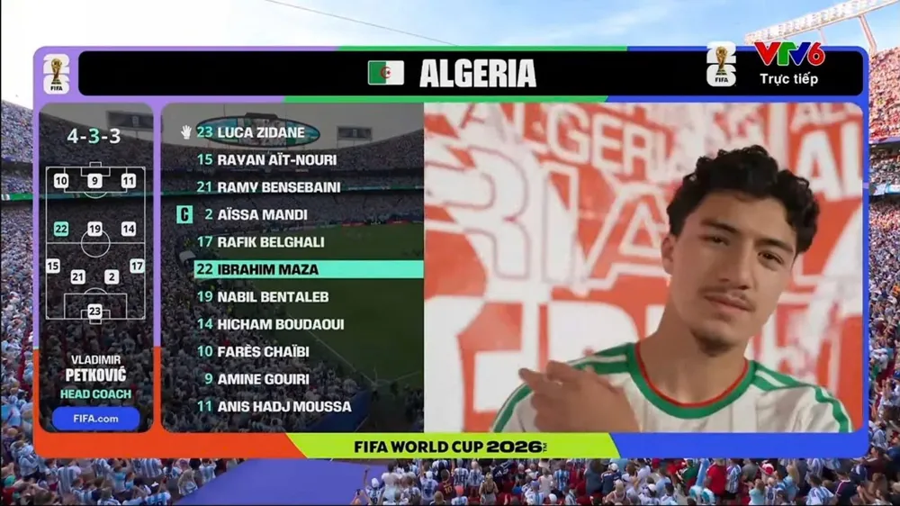 Tuyển thủ Algeria gốc Việt Ibrahim Maâz.