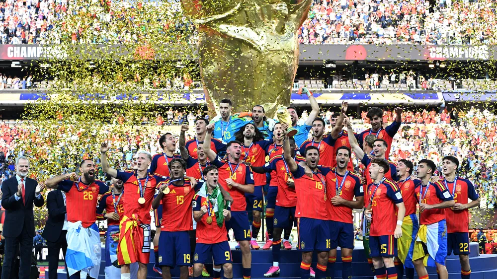 Tây Ban Nha lên ngôi vô địch World Cup 2026. Ảnh: THX