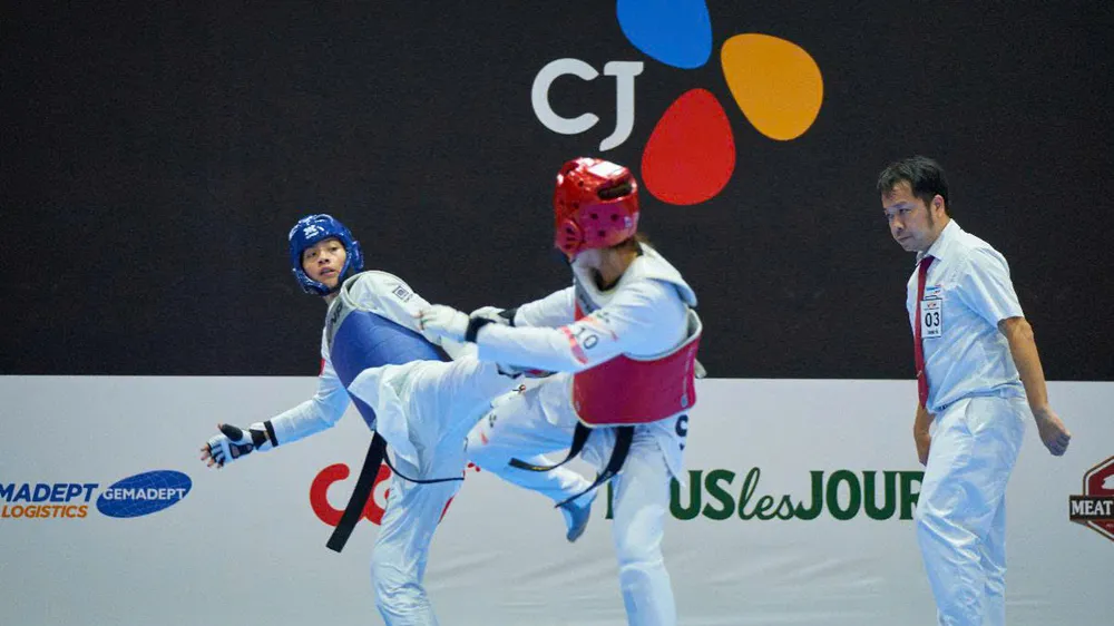 Những giải đấu như CJ Vietnam Open sẽ giúp các tuyển thủ taekwondo Việt Nam nâng cao trình độ chuyên môn. Ảnh: Taekwondo Việt Nam