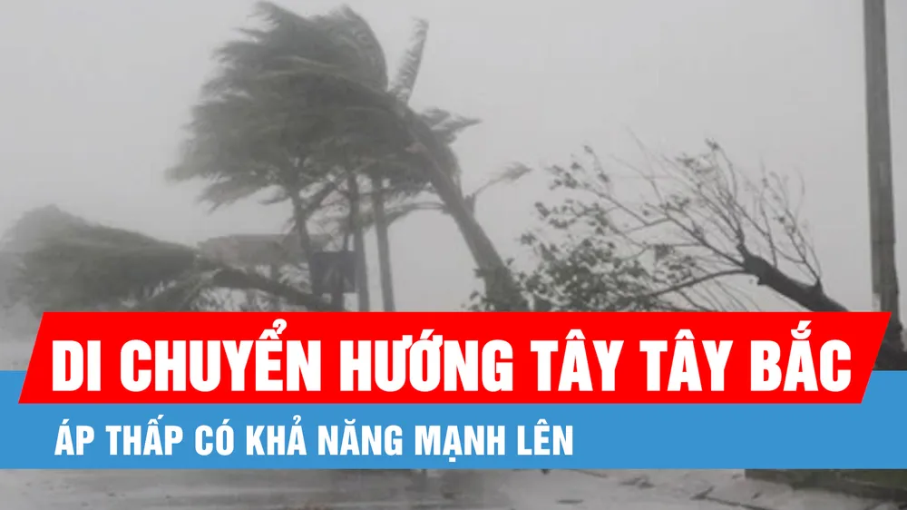 Vùng áp thấp có khả năng mạnh lên thành áp thấp nhiệt đới