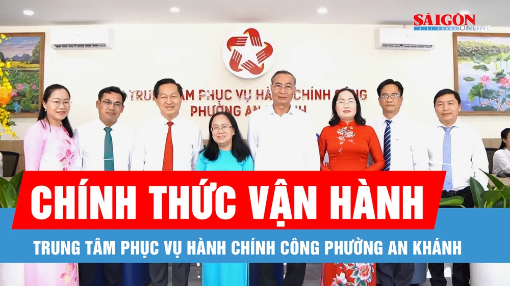 Trung tâm Phục vụ hành chính công phường An Khánh chính thức vận hành