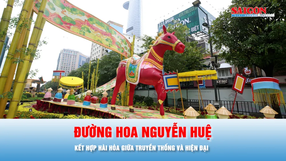 Podcast bản tin chiều 12-2: Đường hoa Nguyễn Huệ kết hợp hài hòa giữa truyền thống và hiện đại