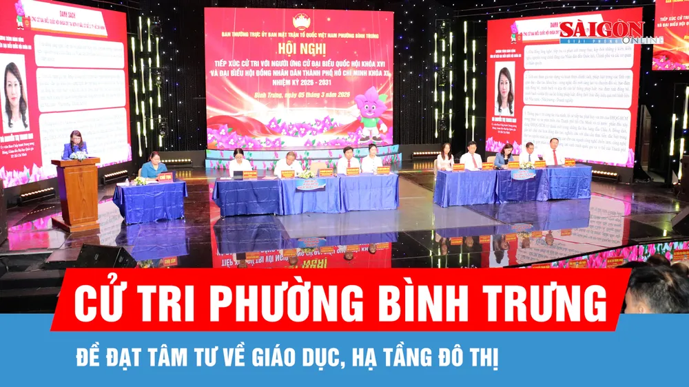 Cử tri phường Bình Trưng đề đạt tâm tư về giáo dục, hạ tầng đô thị
