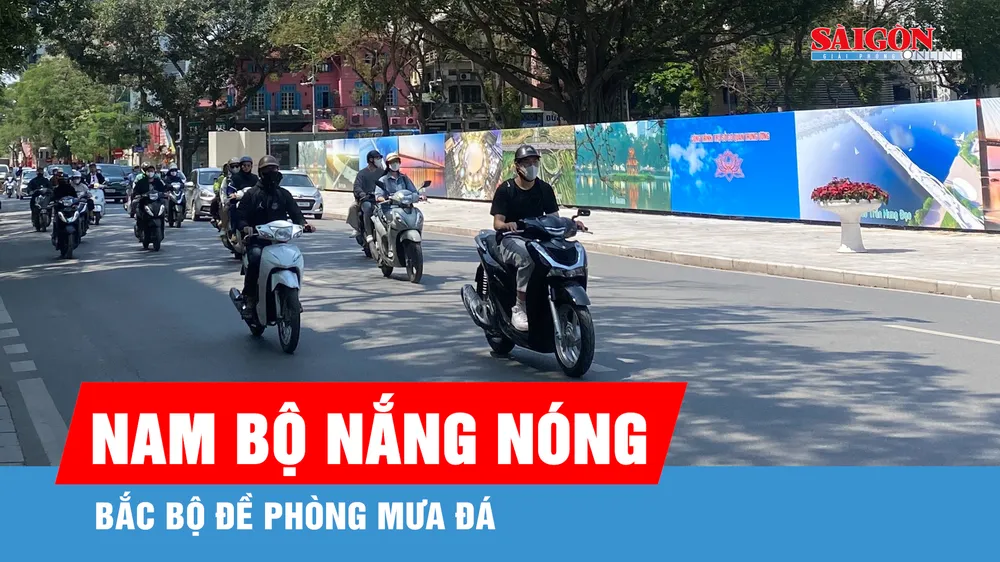 Dự báo Nam bộ nắng nóng, Bắc bộ đề phòng mưa đá
