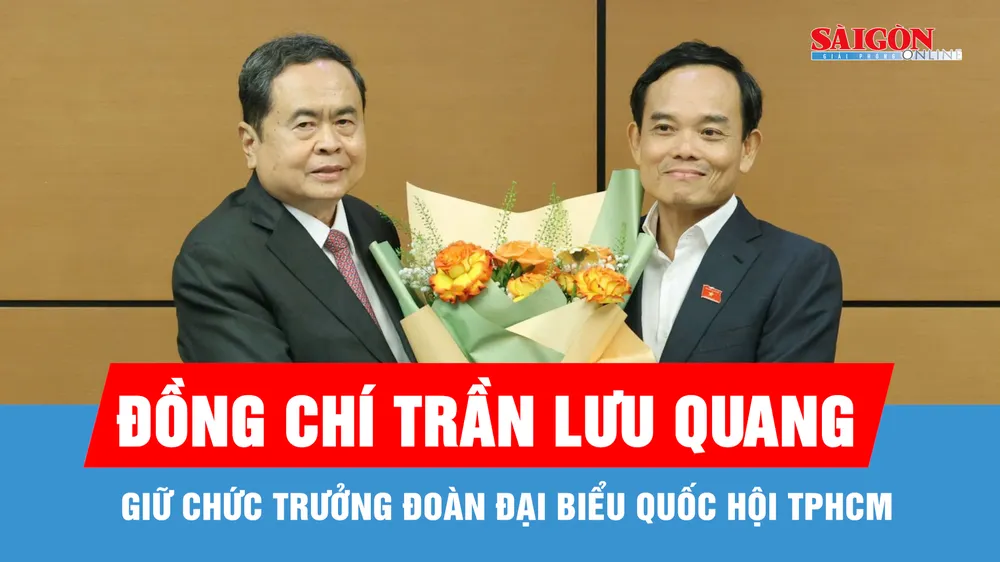 Đồng chí Trần Lưu Quang giữ chức Trưởng Đoàn đại biểu Quốc hội TPHCM