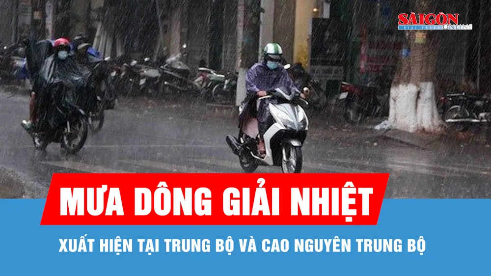 Xuất hiện mưa dông sau chuỗi ngày nắng nóng