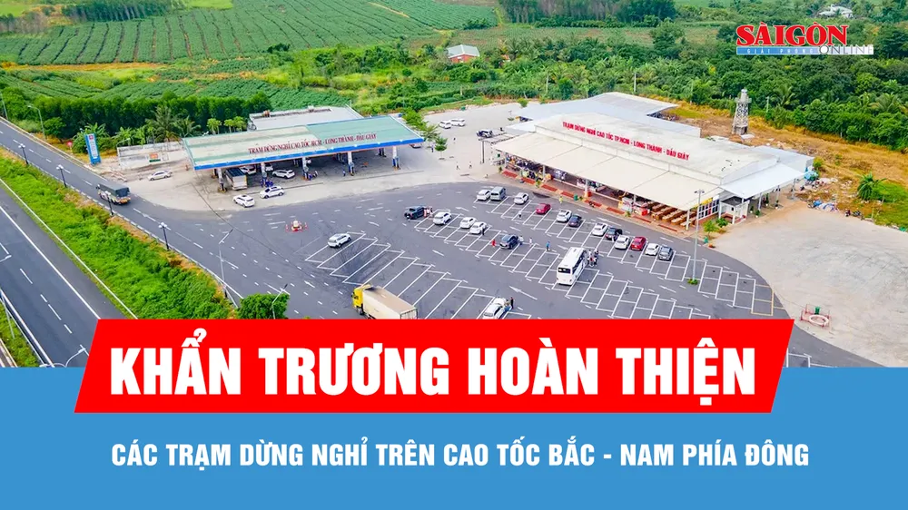 Tháng 5-2026, khai thác tạm trạm dừng nghỉ trên cao tốc Bắc - Nam phía Đông