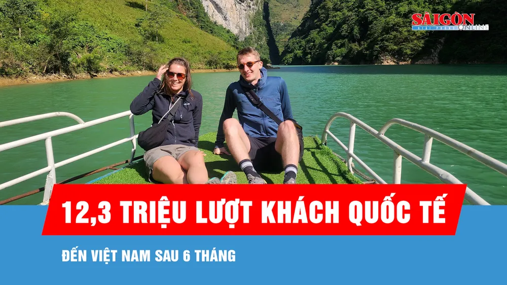 12,3 triệu lượt khách quốc tế đến Việt Nam sau 6 tháng
