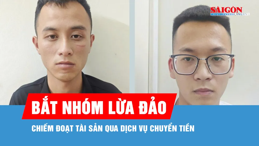 Bắt nhóm lừa đảo chiếm đoạt tài sản qua dịch vụ chuyển tiền