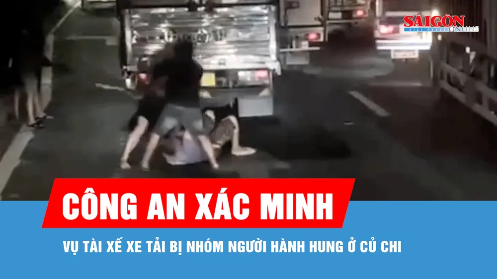 Công an xác minh vụ tài xế xe tải bị nhóm người hành hung ở Củ Chi