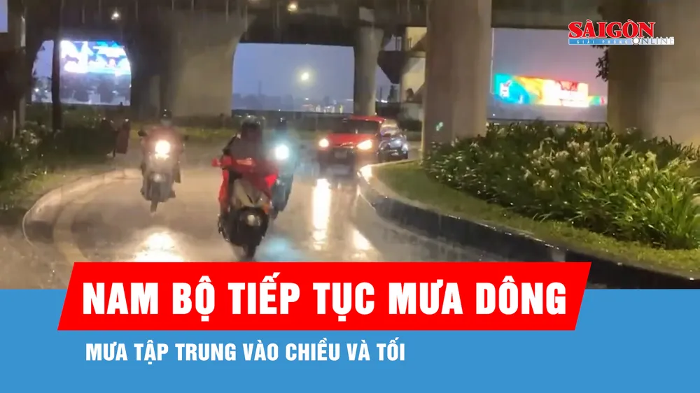 Nam bộ tiếp tục có nhiều ngày mưa dông, nền nhiệt vẫn cao hơn trung bình nhiều năm