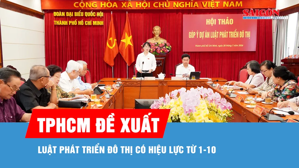 TPHCM đề xuất Luật Phát triển đô thị có hiệu lực từ 1-10