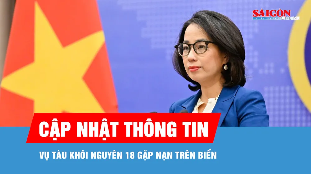 Tàu Khôi Nguyên 18 gặp nạn trên biển, đã cứu được 45 người