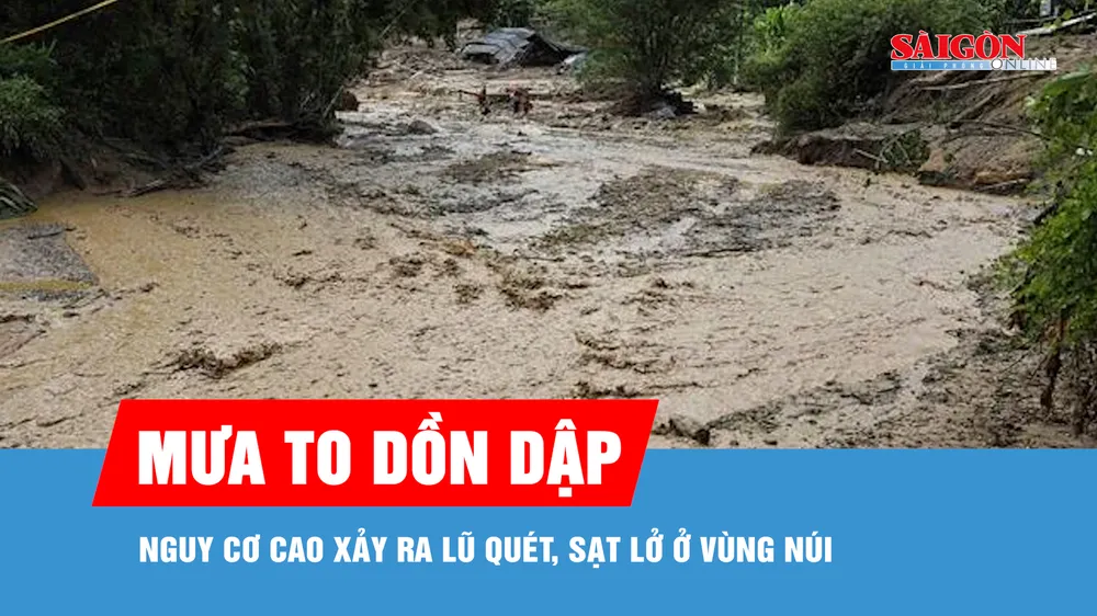 Thời tiết 28-7: Mưa to dồn dập, nguy cơ cao xảy ra lũ quét, sạt lở ở vùng núi