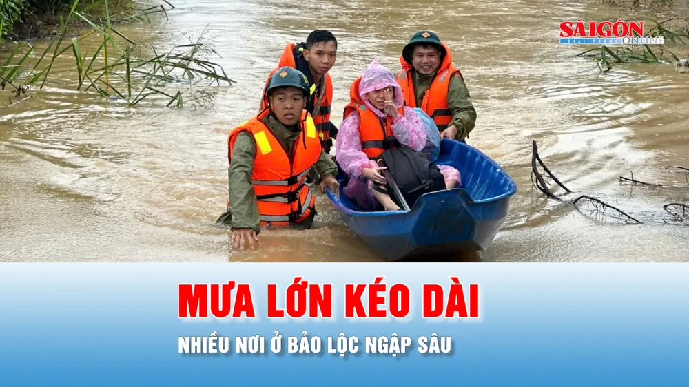 Podcast tin trưa 28-7: Mưa lớn gây ngập sâu tại Bảo Lộc, hàng chục hộ dân phải di dời