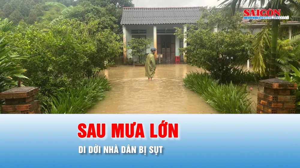 Podcast bản tin thời sự 29-7: Lâm Đồng: Lực lượng chức năng hỗ trợ di dời nhà dân bị sụt lún sau mưa lớn