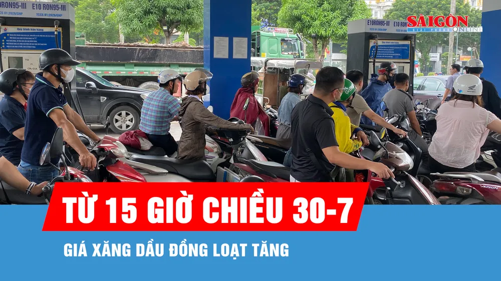Giá xăng dầu đồng loạt tăng