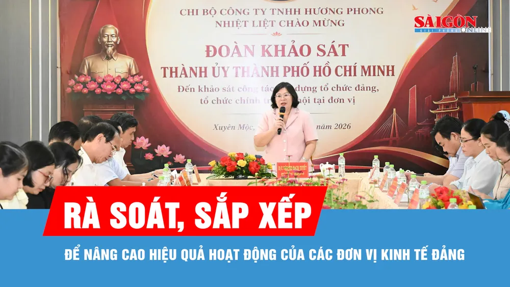 Rà soát, sắp xếp để nâng cao hiệu quả hoạt động của các đơn vị kinh tế Đảng