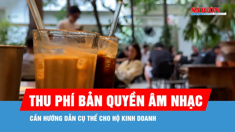 Thu phí bản quyền âm nhạc: Cần hướng dẫn cụ thể cho hộ kinh doanh