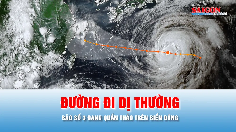 Podcast bản tin trưa 5-8: Bão số 3 có đường đi dị thường