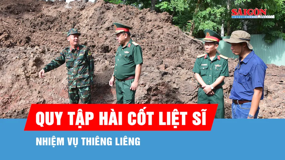 Nỗ lực từng giờ, từng phút đẩy nhanh tiến độ tìm kiếm, quy tập hài cốt liệt sĩ