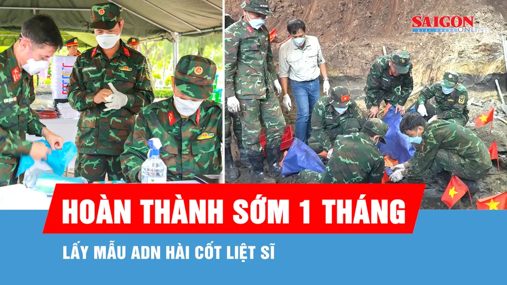 TPHCM vượt tiến độ lấy mẫu ADN hài cốt liệt sĩ