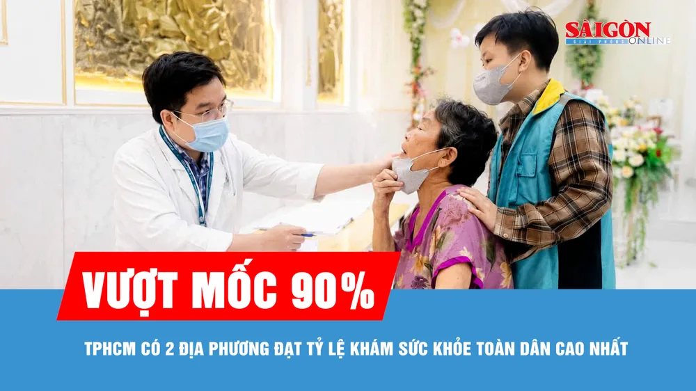 TPHCM có 2 địa phương vượt 90% khám sức khỏe toàn dân