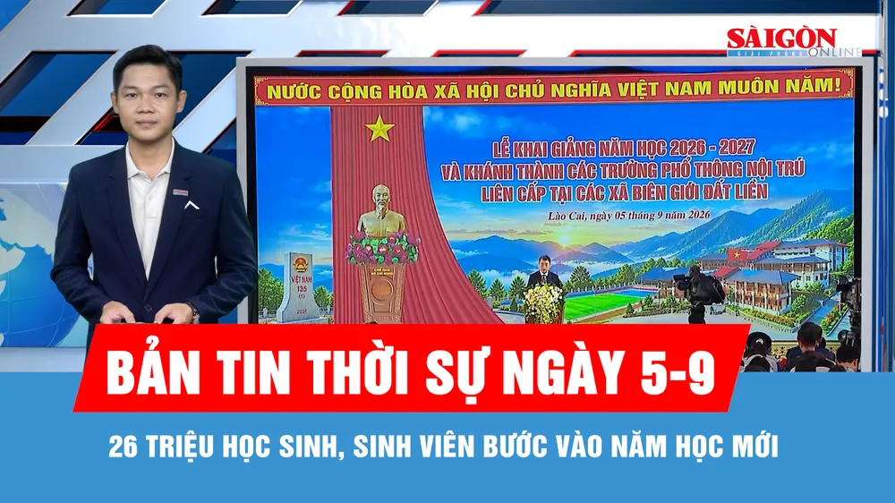 Bản tin thời sự ngày 5-9: Đồng loạt khánh thành hơn 100 trường nội trú biên giới
