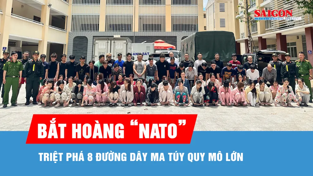 Bắt Hoàng "Nato", triệt phá 8 đường dây ma túy quy mô lớn