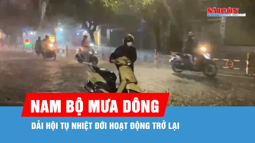 Cảnh báo mưa to diện rộng tại Nam bộ trong những ngày tới