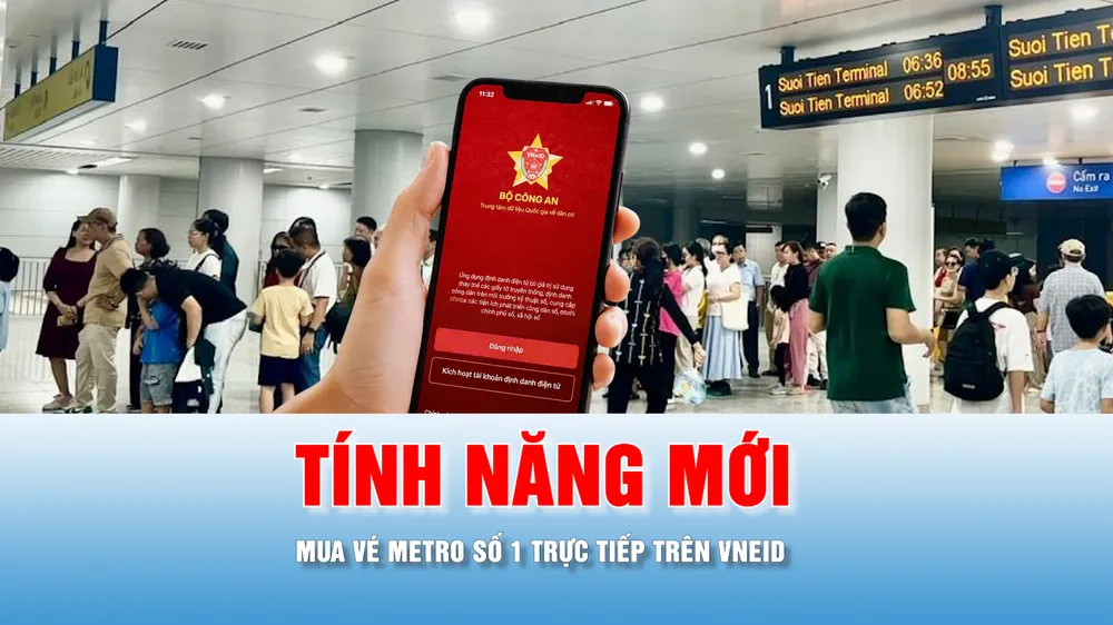 Podcast tin thời sự ngày 13-10: Hướng dẫn mua vé Metro số 1 trực tiếp trên VNeID