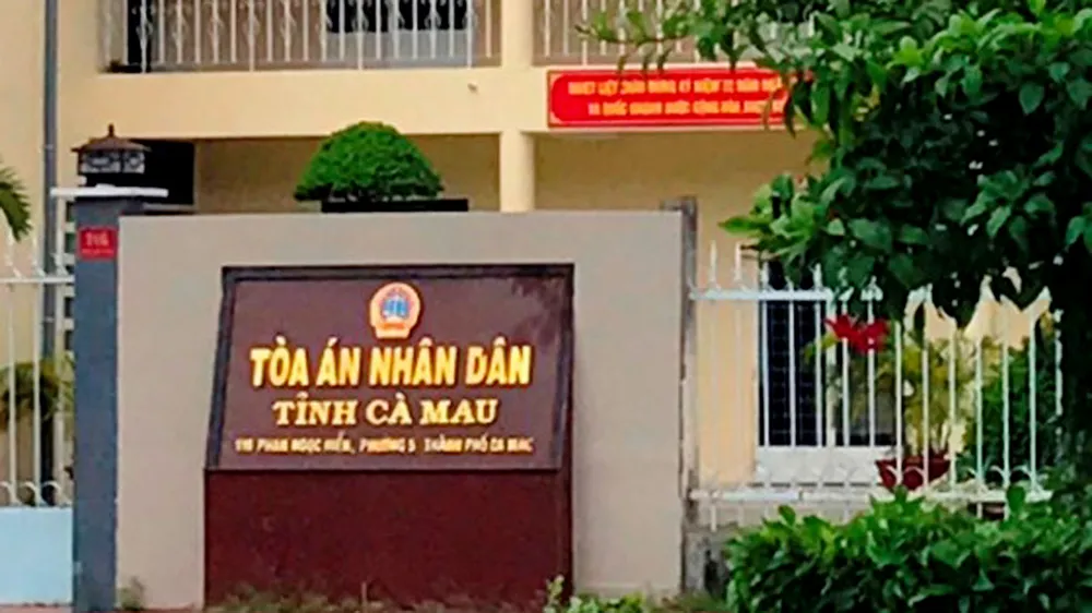 Trụ sở TAND tỉnh Cà Mau