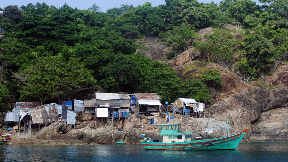 Đảo Hòn Chuối thuộc thị Trấn Sông Đốc